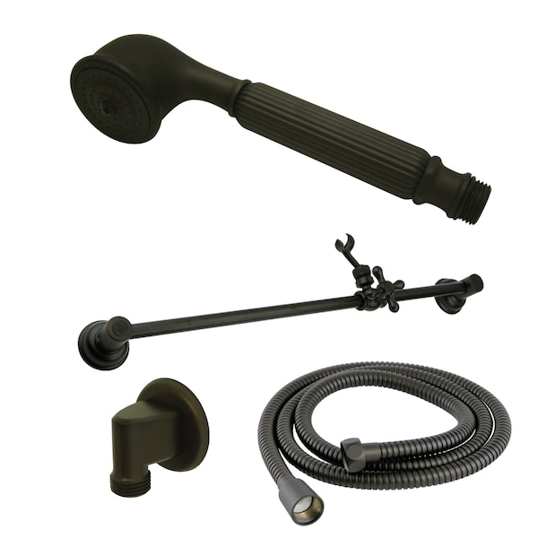 Shower Combo, Oil Rubbed Bronze, Wall Mount